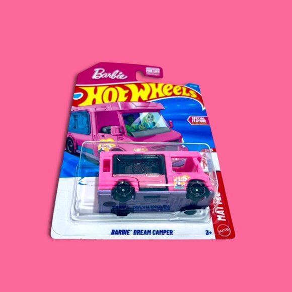 Hot Wheels 2026 Mainline Mattel Series Barbie Dream Camper Pink #21 - Picture 4 of 4